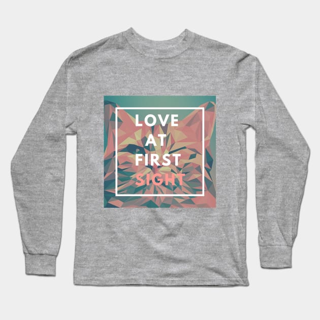 Love At First Sight Long Sleeve T-Shirt by SkaDoshMotivate